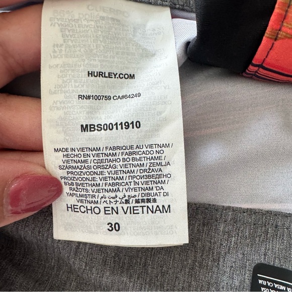 Hurley Phantom Eco Weekender Boardshorts NWT size‎ 30 in Submarine Blue - Picture 9 of 13